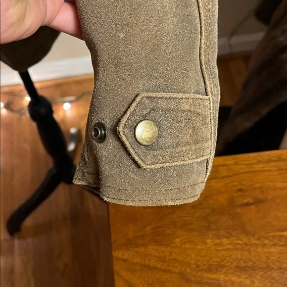 Brown Suede Jacket from Britches company, Georgetown, DC. Vintage man jacket M